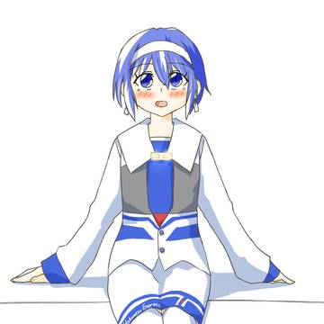 【鉄道擬人化】北越急行HK100形電車。