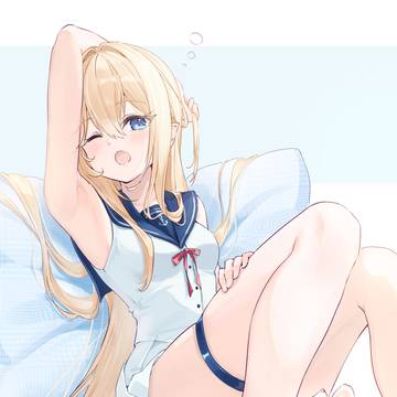 ねむ…