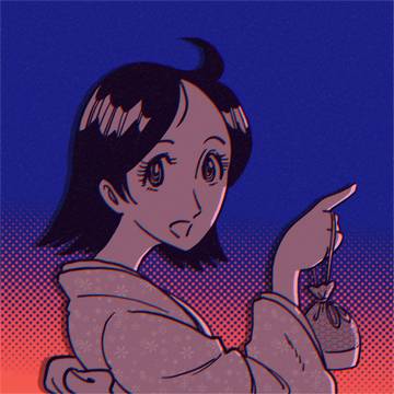 手塚タッチ習作_07_浴衣の女の子(おでこ)