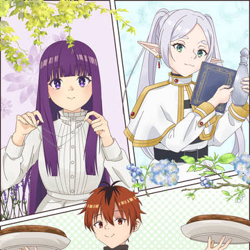 誕生日をお祝いしてくれるフリーレン一行