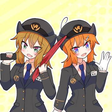 運転士ちゃんマンガ本④表紙イラスト（コミティア156）