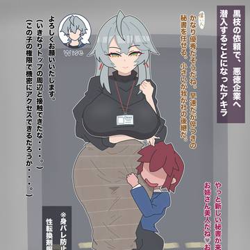 【リクエスト】オ〇ガキのちんぽ堕ちしちゃう女体化アキラ♥♥