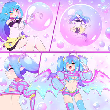 Magical Bubble Vampire Transform