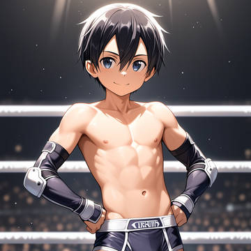Kirito as a Pro Wrestler