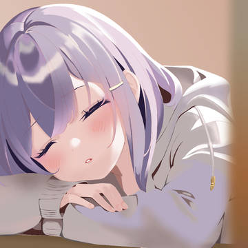 打盹的女子2