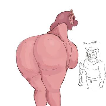 Bubblegum Princess and tuff Finn