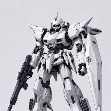 モビルスーツデザイン04 ドランツカスタム(白狼専用機)
