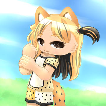 チーターさんな女の子