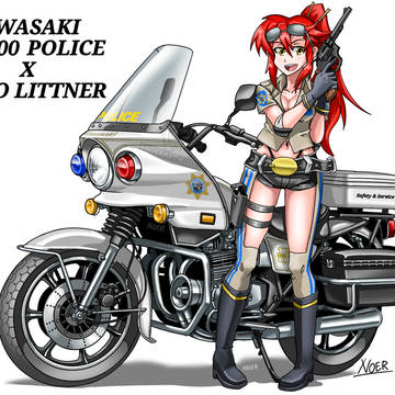 Kawasaki KZ1000 & Yoko Littner