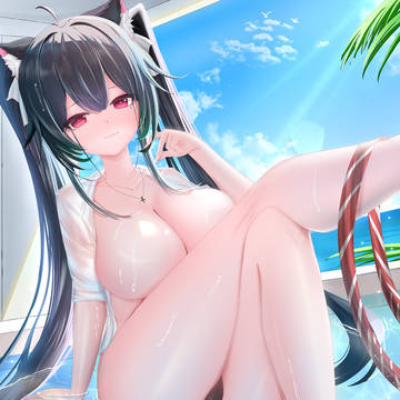 夏日猫娘