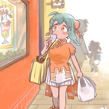 町で見かけたいつかの憧れ
