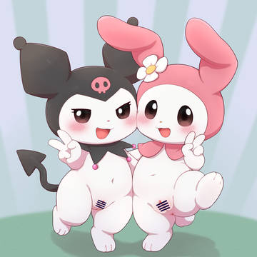 マイメロ-クロミ (melody - kuromi)