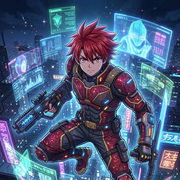 CyberPunk Kizuna Red