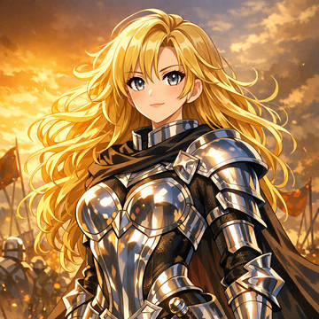 金髪の女剣士