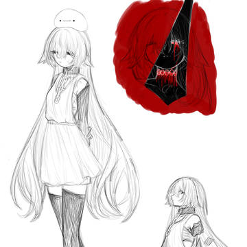 少し前に描いたペカちゃん
