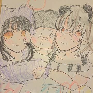 インスタフォロワー300人記念イラスト🎊🎉