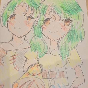 インスタフォロワー300人記念イラスト🎉🎊