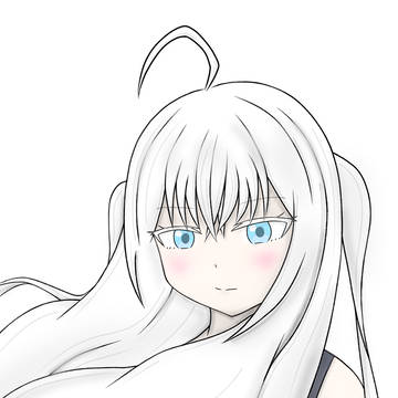 白髪の少女