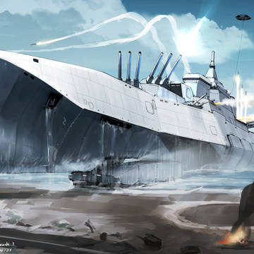 ACECOMBAT8の陸上戦艦