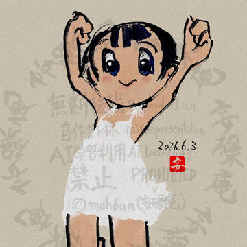 ディフォルメの女の子2026-06-03a
