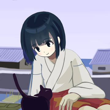 じゃれつくねこ