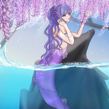 WISTERIA FLOWERS マーメイド