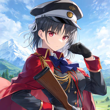 堀北鈴音さん　軍服バージョン