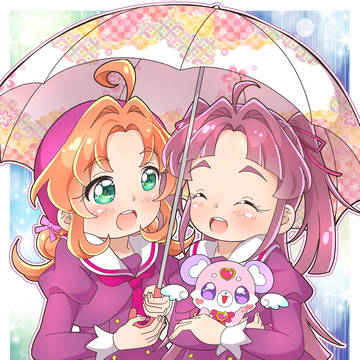 【たんプリ】相合傘のあんみく💞((っ´ω`)♥(´ω`⊂ ))