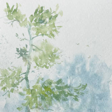 梅雨空の下