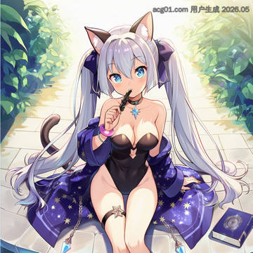 露露 N  泳池边的摸鱼猫圣女