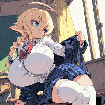 着衣爆乳なEsちゃん