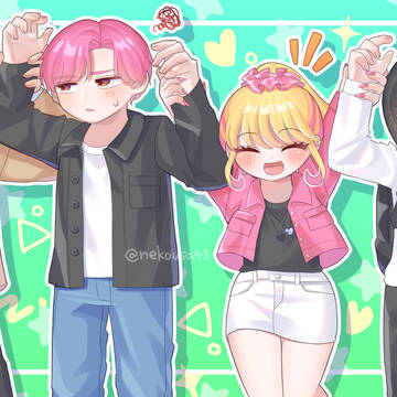 オリキャラ大学生4人組