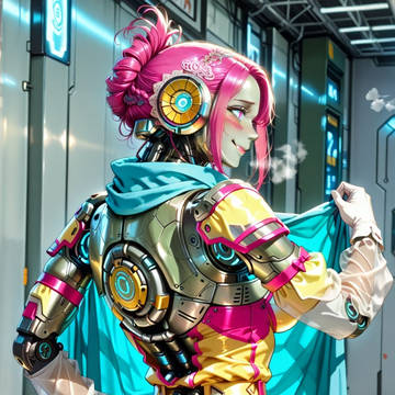 ロボ娘(robo(2019))、もう少し彩色强化