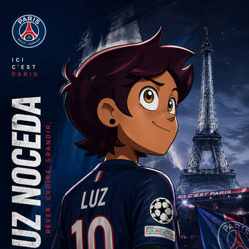 Luz Noceda PSG Poster ❤️💙