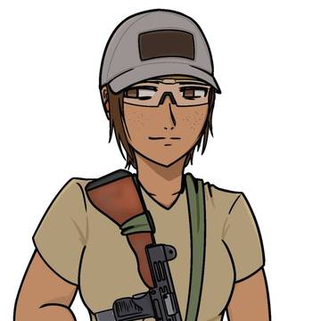 girl with uzi