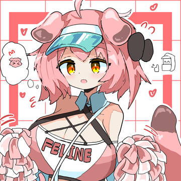 例のチア衣装スージーちゃん