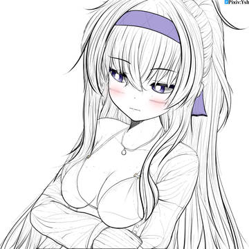 古関ウイ-(繪製草稿)◂ブルアカ