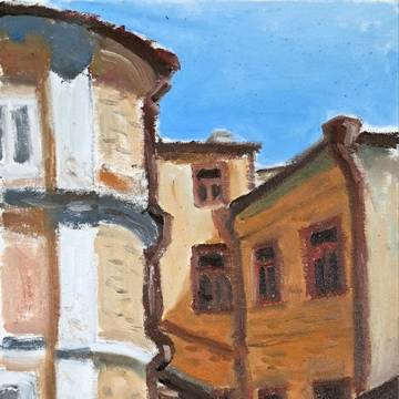 Buildings in summer