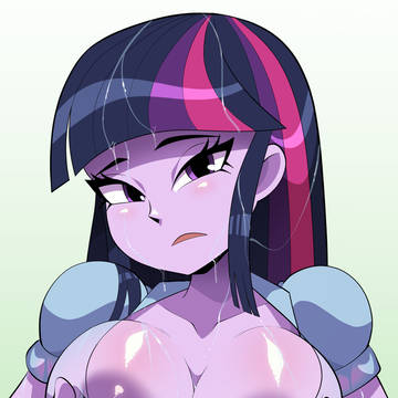 Twilight Sparkle Wet Shirt Comm