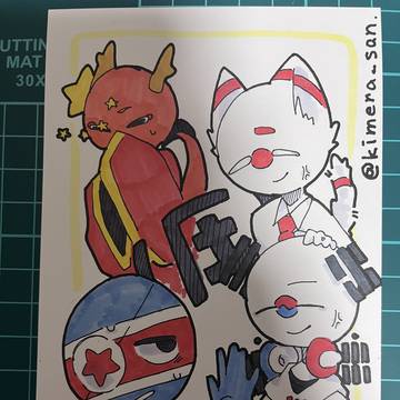 カンヒュイラスト達