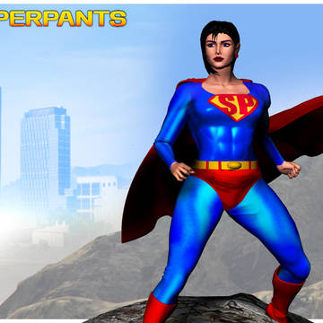 Superpants 山の中のスーパーパンツ