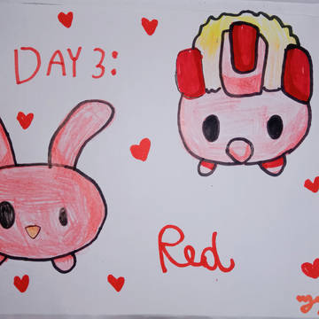 Juntsum tsum day 3: Red
