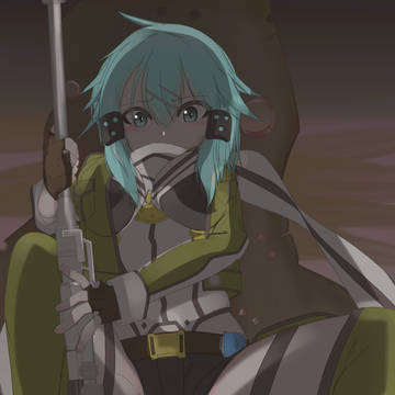 SAO　シノン　イラスト　リメイク