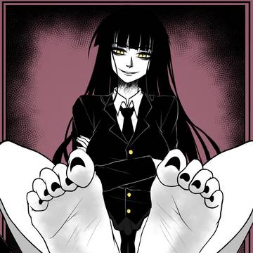 Kanojo's feet