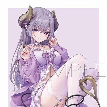オンキヨー×西園寺メアリ ワイヤレスイヤホンパッケージイラスト