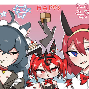 女子会〜!!!🍰🍰