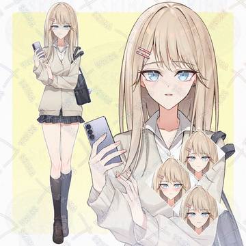 【IRIAM対応】 クールなJk立ち絵 販売