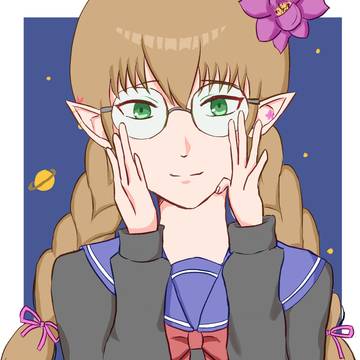 エルフの女の子