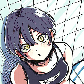 スク水女の子!