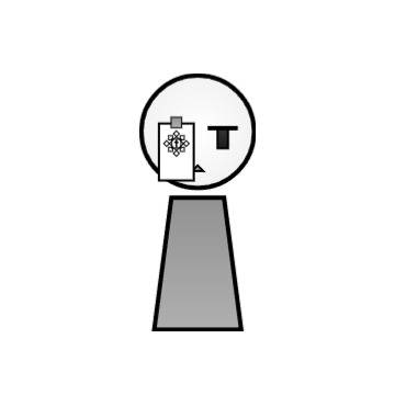 自力描き